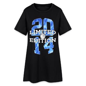 ÉDITION LIMITÉE 2014 BASKETBALL 12E ANNIVERSAIRE - Robe T-shirt Femme - noir - Devant