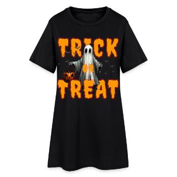 BONBONS OU SORT - Robe T-shirt Femme - noir - Devant