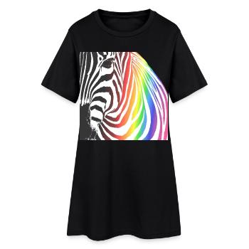 Born to Stand Out - Frauen T-Shirt-Kleid - Schwarz - Vorne