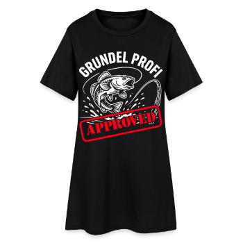Grundel Spruch - Frauen T-Shirt-Kleid - Schwarz - Vorne