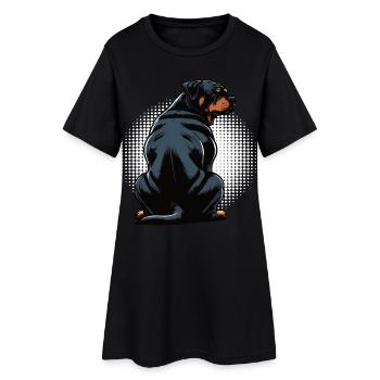 Rottweiler Propriétaire de Rottweiler Lovers - Robe T-shirt Femme - noir - Devant