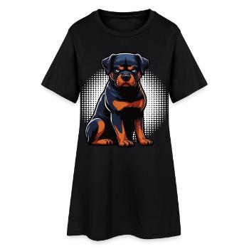 Rottweiler Propriétaire de Rottweiler Lovers - Robe T-shirt Femme - noir - Devant