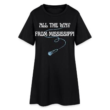 All the way from Mississippi - Blues concert Mic - Robe T-shirt Femme - noir - Devant