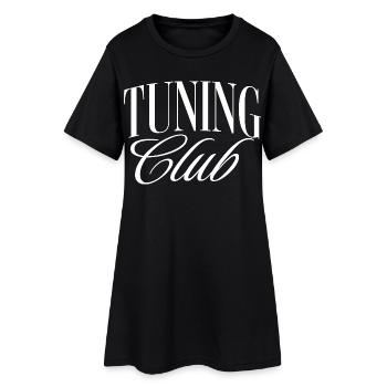 Club d’accordage - Robe T-shirt Femme - noir - Devant
