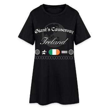 Giant's Causeway United Kingdom Streetwear - Women’s T-Shirt Dress - black - Front