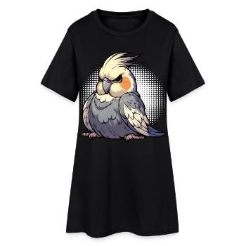 Calopsitte Calopsitte Calopsitte Oiseau calopsitte - Robe T-shirt Femme - noir - Devant