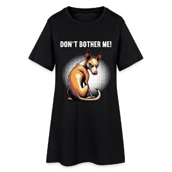 Ne me dérangez pas Podenco Podencos Podencos Amants de Podenco - Robe T-shirt Femme - noir - Devant