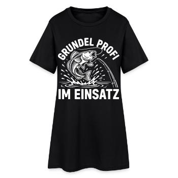 Grundel Spruch - Frauen T-Shirt-Kleid - Schwarz - Vorne