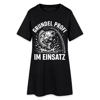 Grundel Spruch - Frauen T-Shirt-Kleid - Schwarz - Vorne