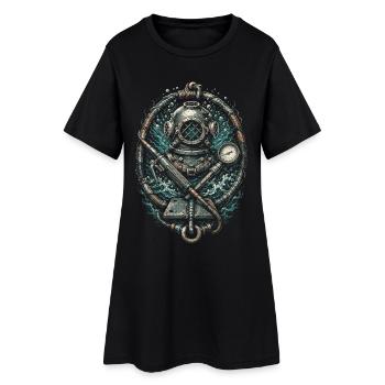Soudeur sous-marin Soudeur sous-marin - Robe T-shirt Femme - noir - Devant