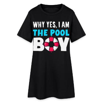 Dictons drôles de nageurs et conception de clubs de natation - Robe T-shirt Femme - noir - Devant