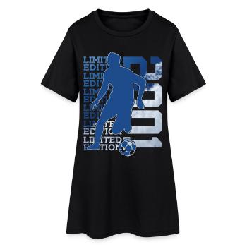 ÉDITION LIMITÉE 2001 FOOTBALL 25E ANNIVERSAIRE - Robe T-shirt Femme - noir - Devant
