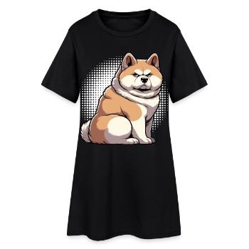 Akita Akita owner Akitas Akita lover Akitafan - Women’s T-Shirt Dress - black - Front