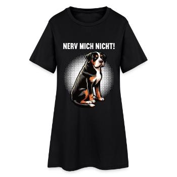 Nerv Mich Nicht Appenzeller Sennenhund Sennenhunde - Frauen T-Shirt-Kleid - Schwarz - Vorne