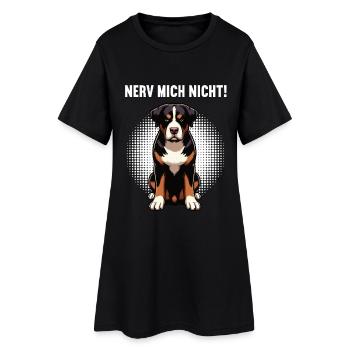 Nerv Mich Nicht Appenzeller Sennenhund Sennenhunde - Frauen T-Shirt-Kleid - Schwarz - Vorne