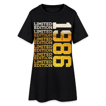 LIMITED EDITION 1986 BEER 40TH BIRTHDAY - Women’s T-Shirt Dress - black - Front