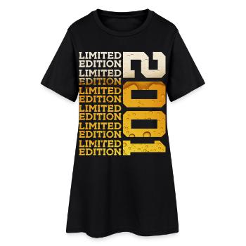 LIMITED EDITION 2001 BEER 25TH BIRTHDAY - Women’s T-Shirt Dress - black - Front