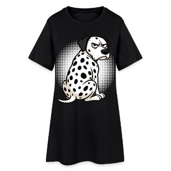 Dalmatiens Gardiens de dalmatiens Propriétaires de dalmatiens - Robe T-shirt Femme - noir - Devant