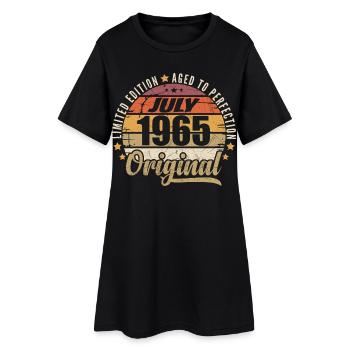 Mythical Birthday 1965 Vintage Gift 1965 - Women’s T-Shirt Dress - black - Front