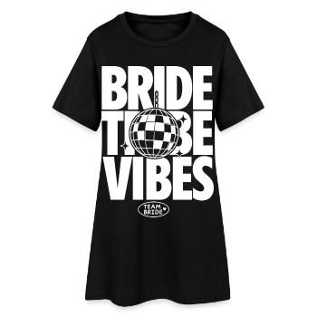 Bride Tribe Vibes Team Bride - Robe T-shirt Femme - noir - Devant