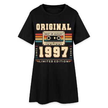 Cadeau d’anniversaire du 29e anniversaire Août 1997 - Robe T-shirt Femme - noir - Devant