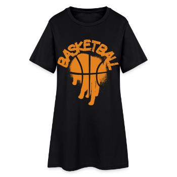 Basket-ball - Robe T-shirt Femme - noir - Devant