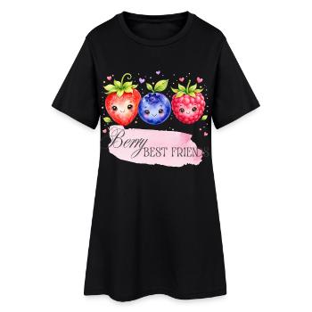 Trio des meilleurs amis de Berry - Robe T-shirt Femme - noir - Devant