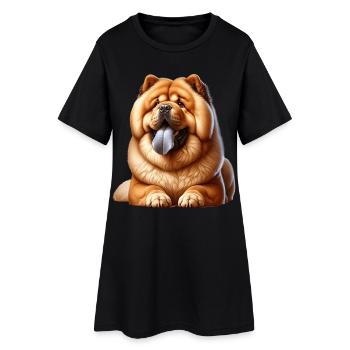 Chowchow Chow Chow - Women’s T-Shirt Dress - black - Front