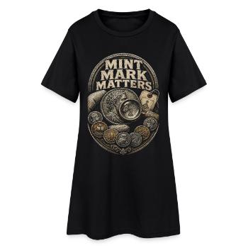Collectionneur de pièces, Numismatique, Marks de la Monnaie Importance - Robe T-shirt Femme - noir - Devant