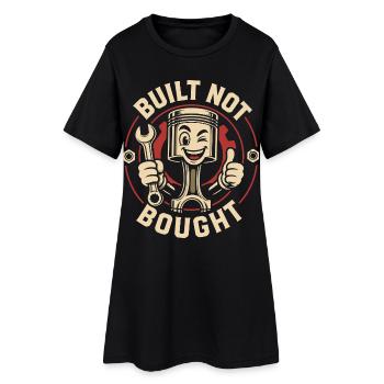Un Turbo Tournevis Construit, pas Acheté Humour - Robe T-shirt Femme - noir - Devant