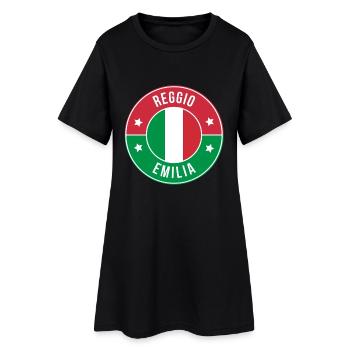 Reggio Emilia Roundel Flag - Women’s T-Shirt Dress - black - Front