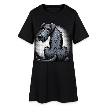 Lévrier irlandais Lévrier Propriétaire de chien de lévrier Fan de chien de loup - Robe T-shirt Femme - noir - Devant
