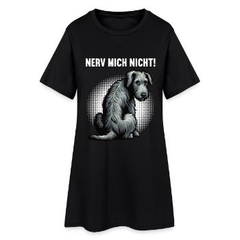 Nerv Mich Nicht Irischer Wolfshund Wolfshundhalter - Frauen T-Shirt-Kleid - Schwarz - Vorne