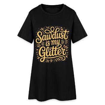 Le menuisier Sawdust est mon artisan en menuiserie - Robe T-shirt Femme - noir - Devant