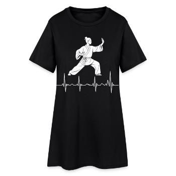 Tai Chi Zen Meditation – Chi Qigong Training - Women’s T-Shirt Dress - black - Front
