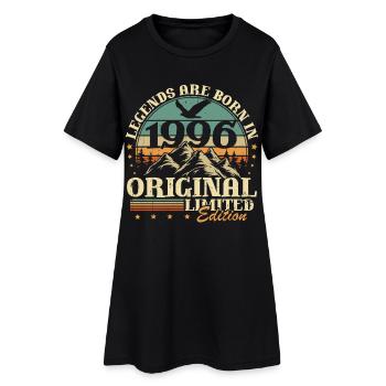 Cadeau d’anniversaire Legends 1996 Vintage 30 - Robe T-shirt Femme - noir - Devant