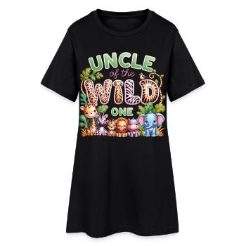 Oncle du Sauvage - Robe T-shirt Femme - noir - Devant