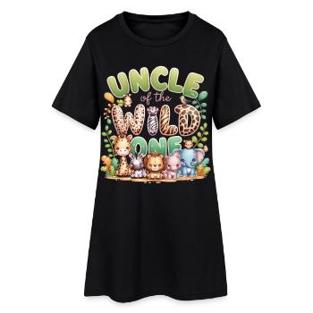Oncle de la meute sauvage - Faune - Robe T-shirt Femme - noir - Devant