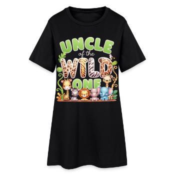 Oncle du Sauvage - Robe T-shirt Femme - noir - Devant