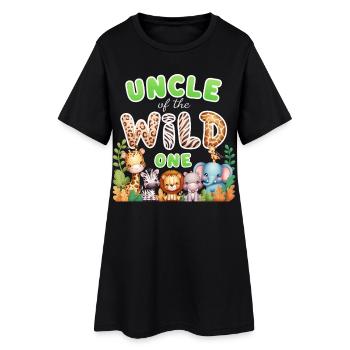 Oncle du Sauvage - Robe T-shirt Femme - noir - Devant