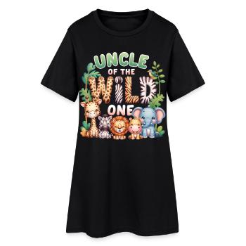 Oncle de l’Équipage de la Jungle du Monde - Robe T-shirt Femme - noir - Devant