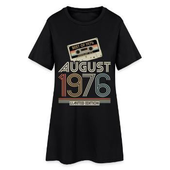Kassette | Best of August 1976 | Limited Edition - Frauen T-Shirt-Kleid - Schwarz - Vorne
