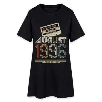 Cassette | Best of August 1996 | Limited Edition - Women’s T-Shirt Dress - black - Front