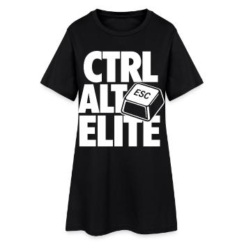 Ctrl Alt Elite Programmer - Robe T-shirt Femme - noir - Devant
