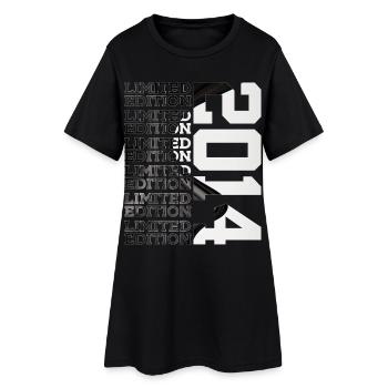 12 YEARS OLD LIMITED EDITION 2014 12TH BIRTHDAY - Women’s T-Shirt Dress - black - Front