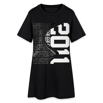 15 ANS ÉDITION LIMITÉE 2011 15E ANNIVERSAIRE - Robe T-shirt Femme - noir - Devant