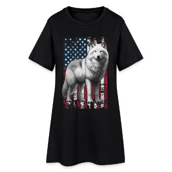 Arctic Wolf US Polarwolf - Robe T-shirt Femme - noir - Devant