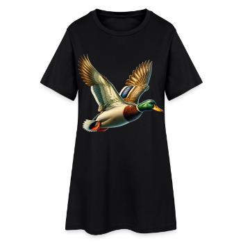 Stockente Mallard Duck - Women’s T-Shirt Dress - black - Front