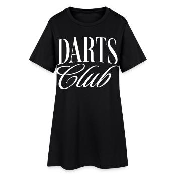 Darts Club - Women’s T-Shirt Dress - black - Front
