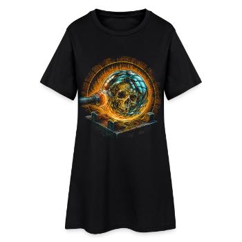 Glassblower - Women’s T-Shirt Dress - black - Front